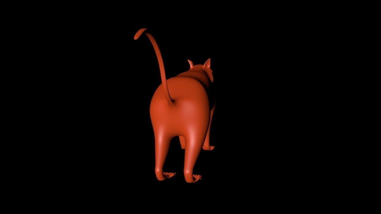 Squirrel 3D Model cat 3D model_3