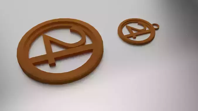 Glass Coaster Jupiter and Pendant