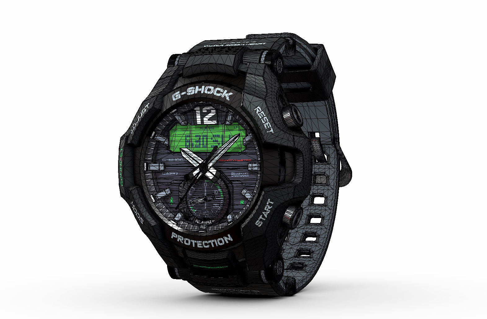 CASIO G-SHOCK watch 3D model_2