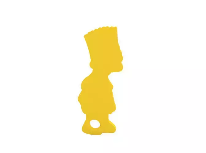 Keychain simpsons figure