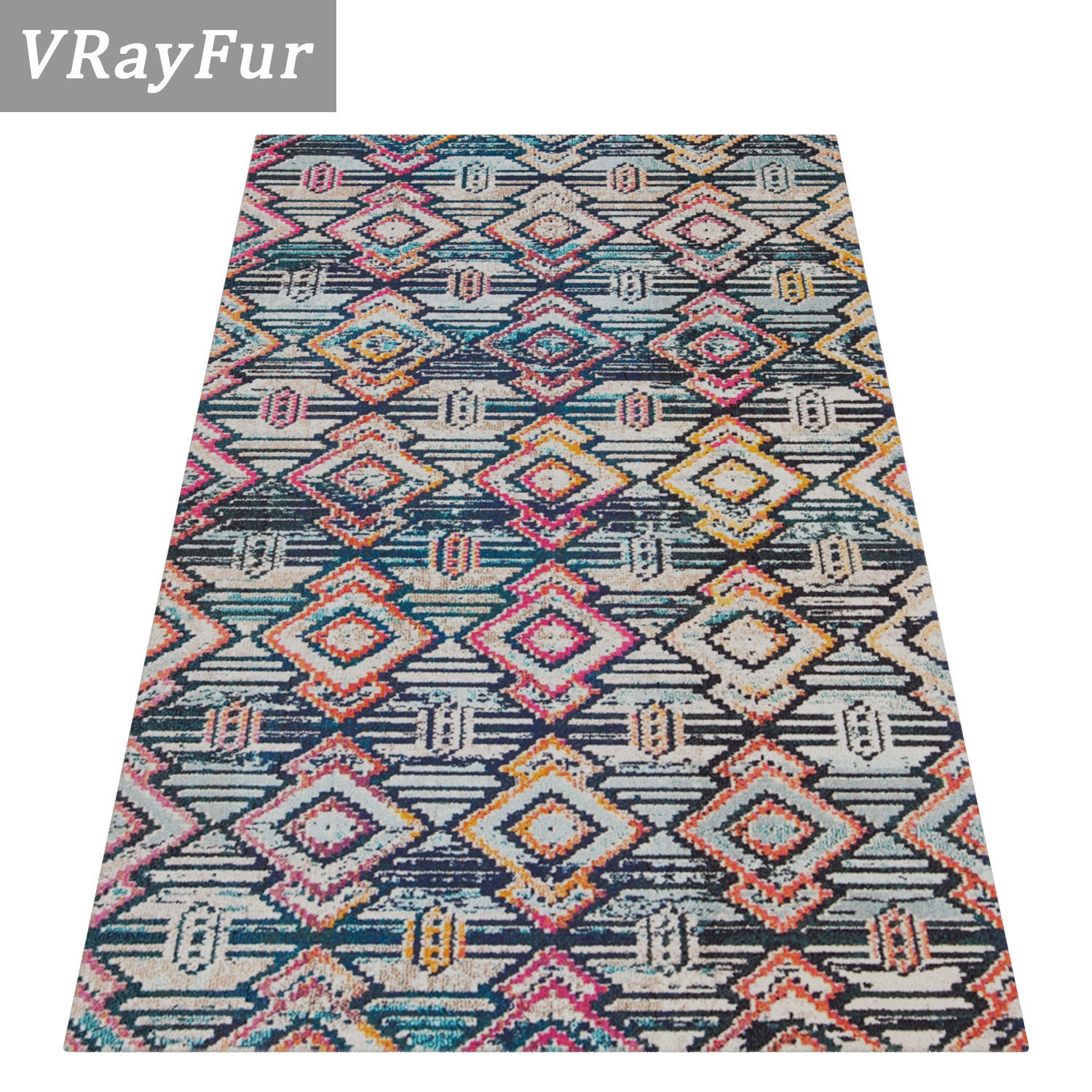 Rug Set 219 3D model_2