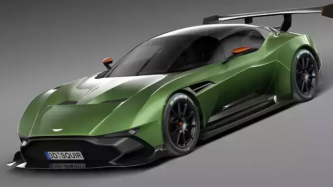 Aston Martin Vulcan 2016 3D model