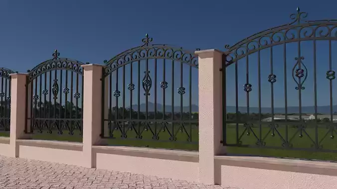 Wrought Iron Fence