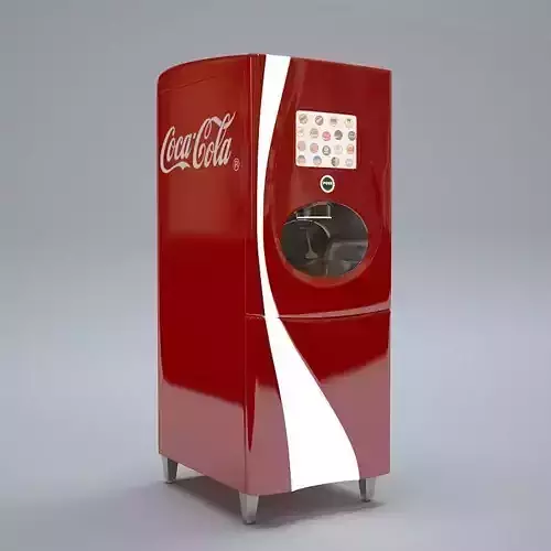 Coca-Cola Freestyle Soda dispensing machine Low-poly 3D model