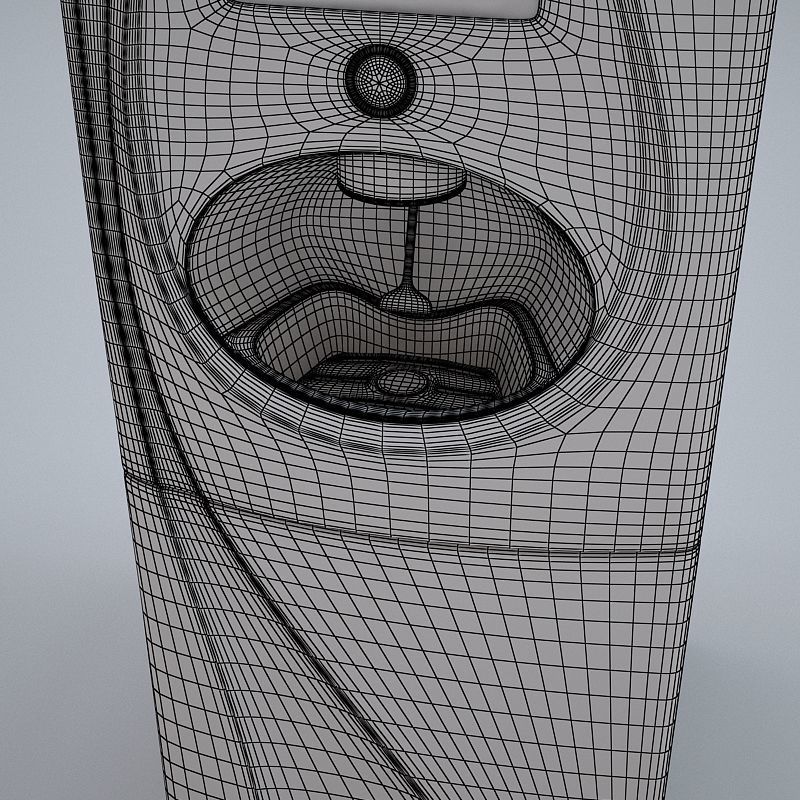 Coca-Cola Freestyle Soda dispensing machine Low-poly 3D model_5
