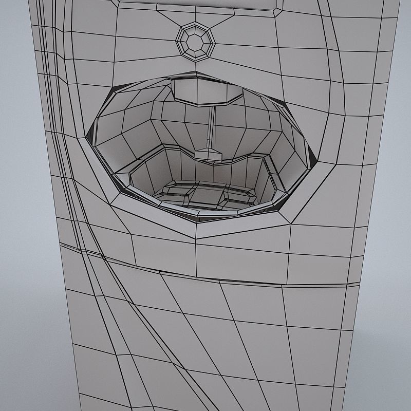 Coca-Cola Freestyle Soda dispensing machine Low-poly 3D model_9