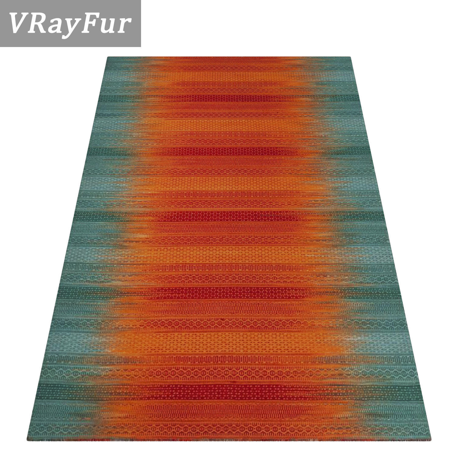 Rug Set 223 3D model_2