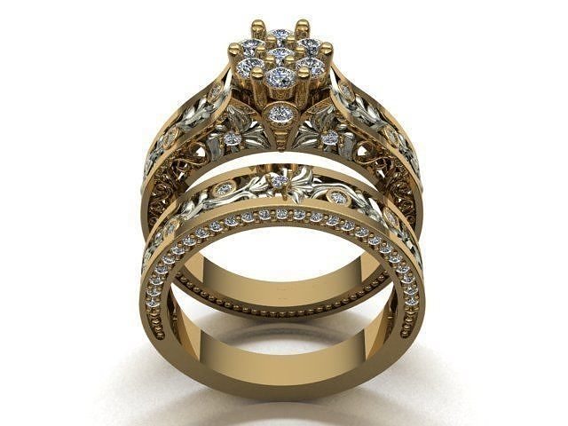 women ring print model  3D print model