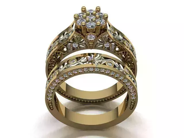 women ring print model 