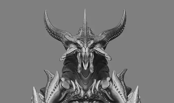 Predatory Creature Design 3D model