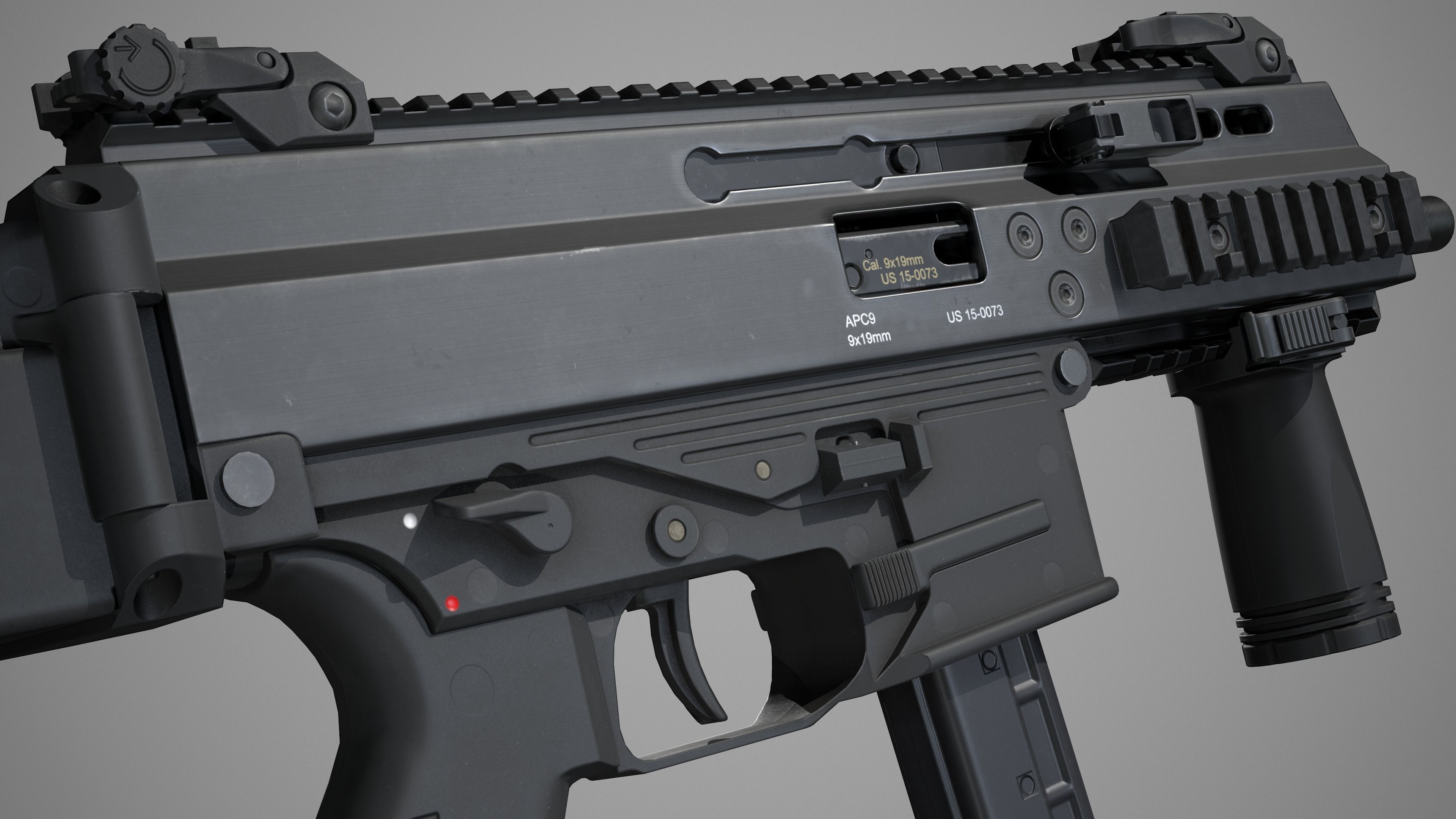 BT APC9 Pro Low-poly 3D model_5