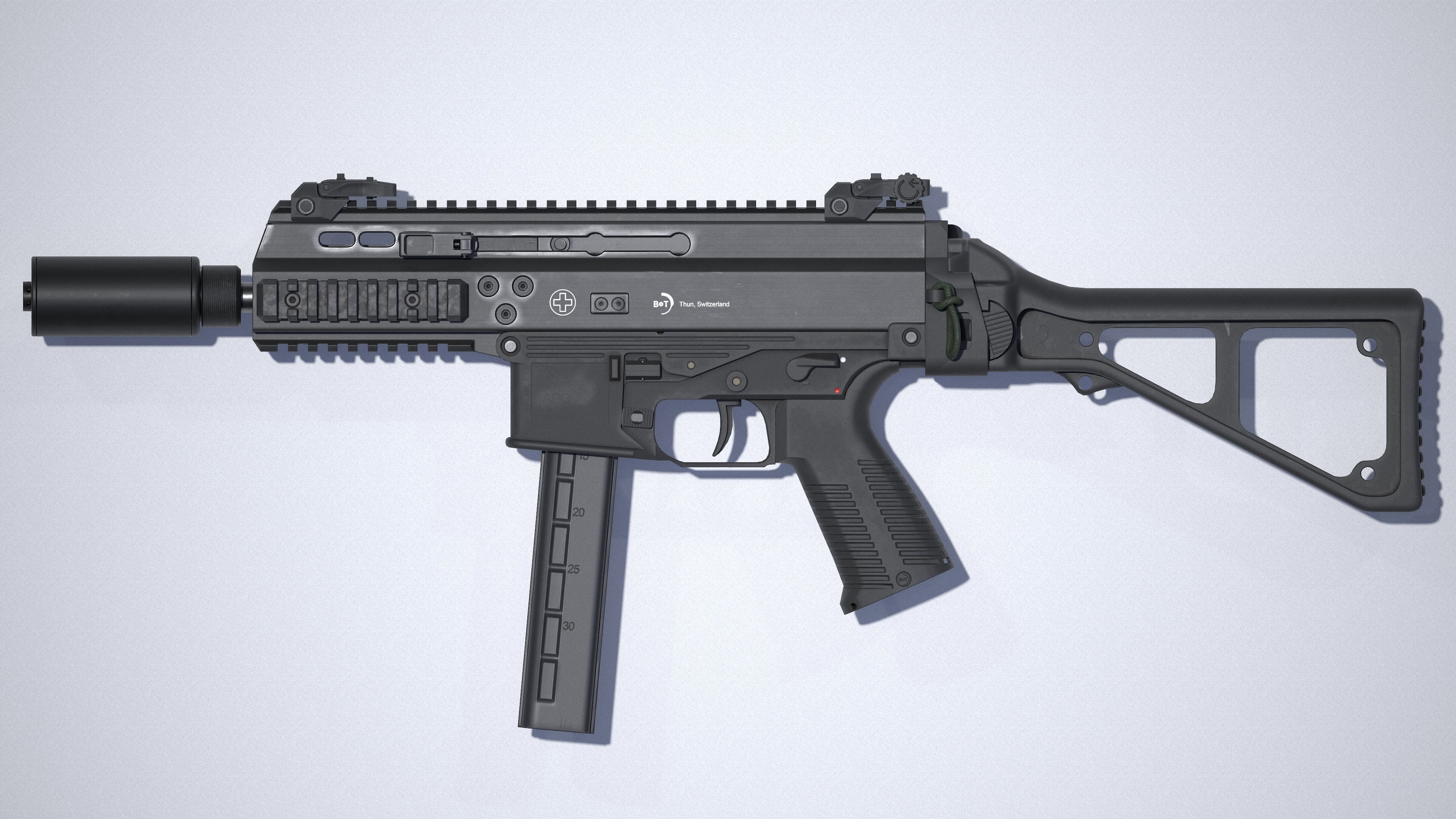 BT APC9 Pro Low-poly 3D model_1