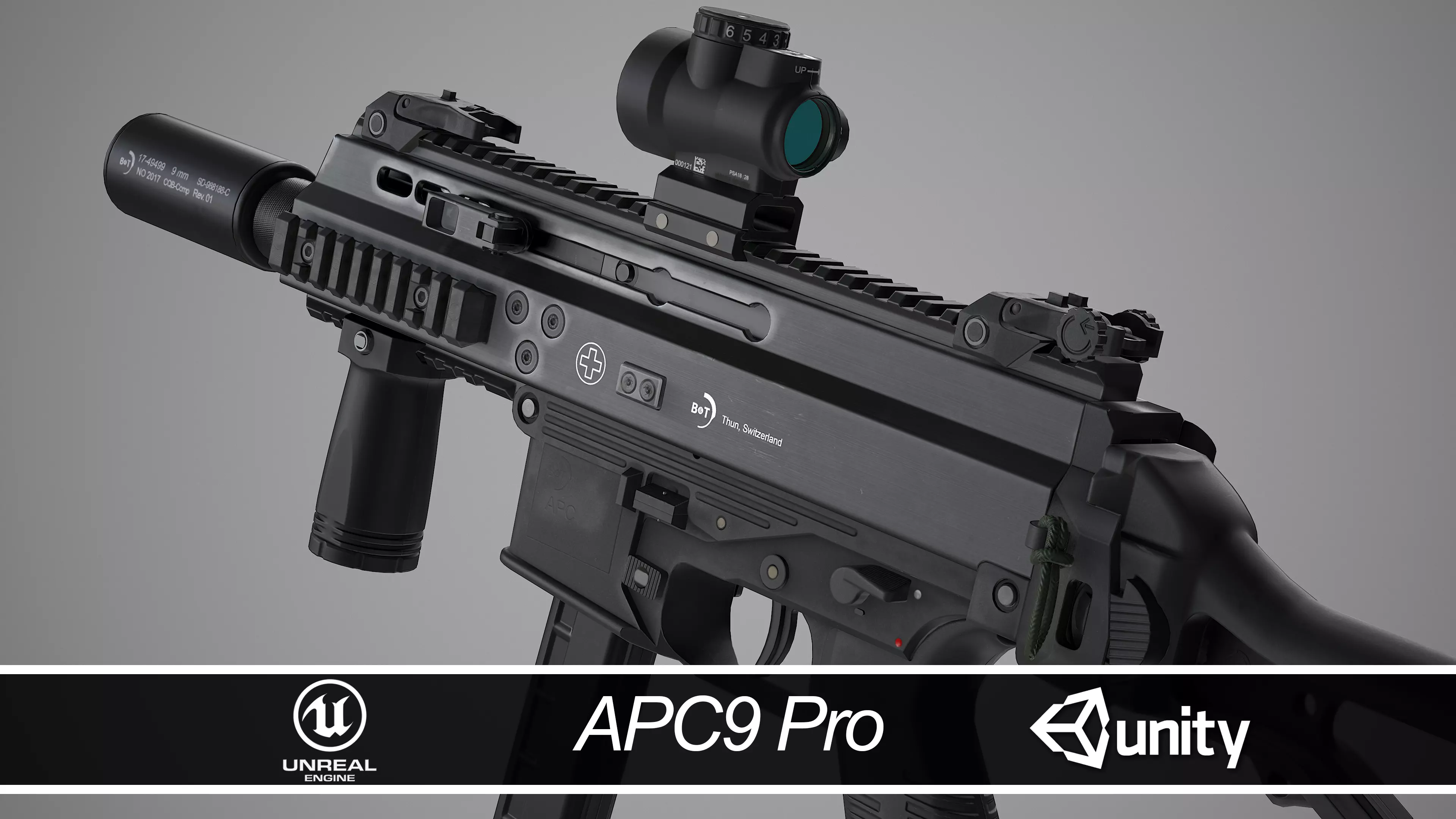 BT APC9 Pro Low-poly 3D model_0