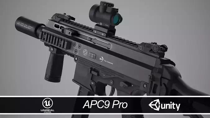 BT APC9 Pro Low-poly 3D model