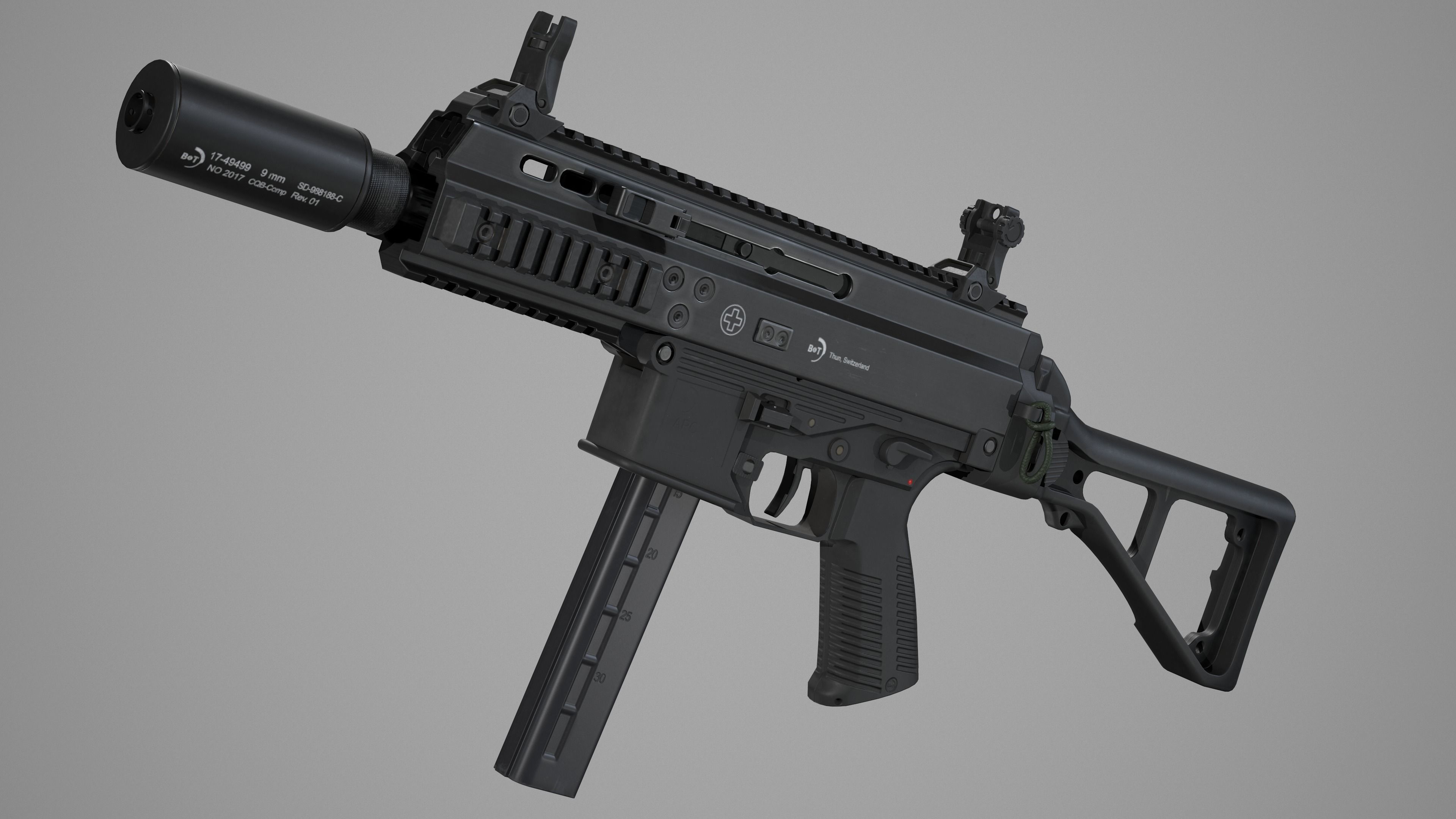 BT APC9 Pro Low-poly 3D model_6