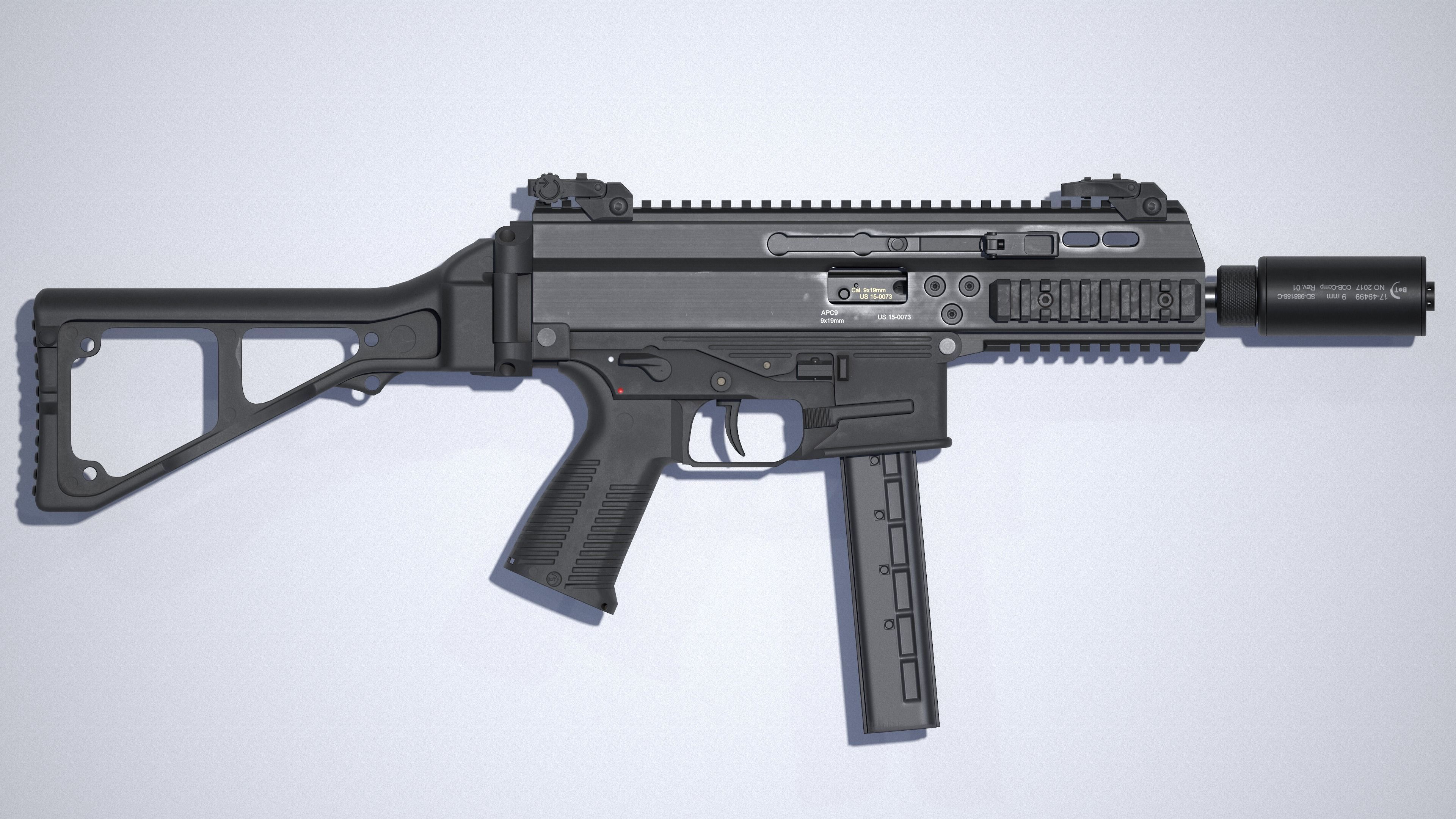 BT APC9 Pro Low-poly 3D model_2