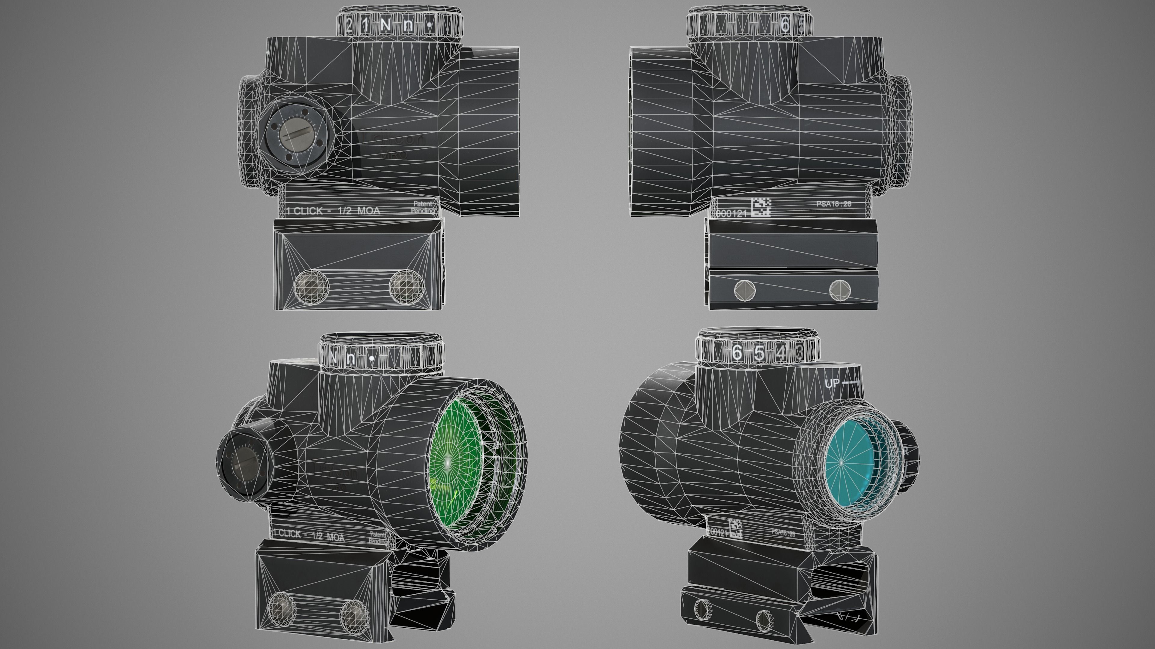 BT APC9 Pro Low-poly 3D model_10