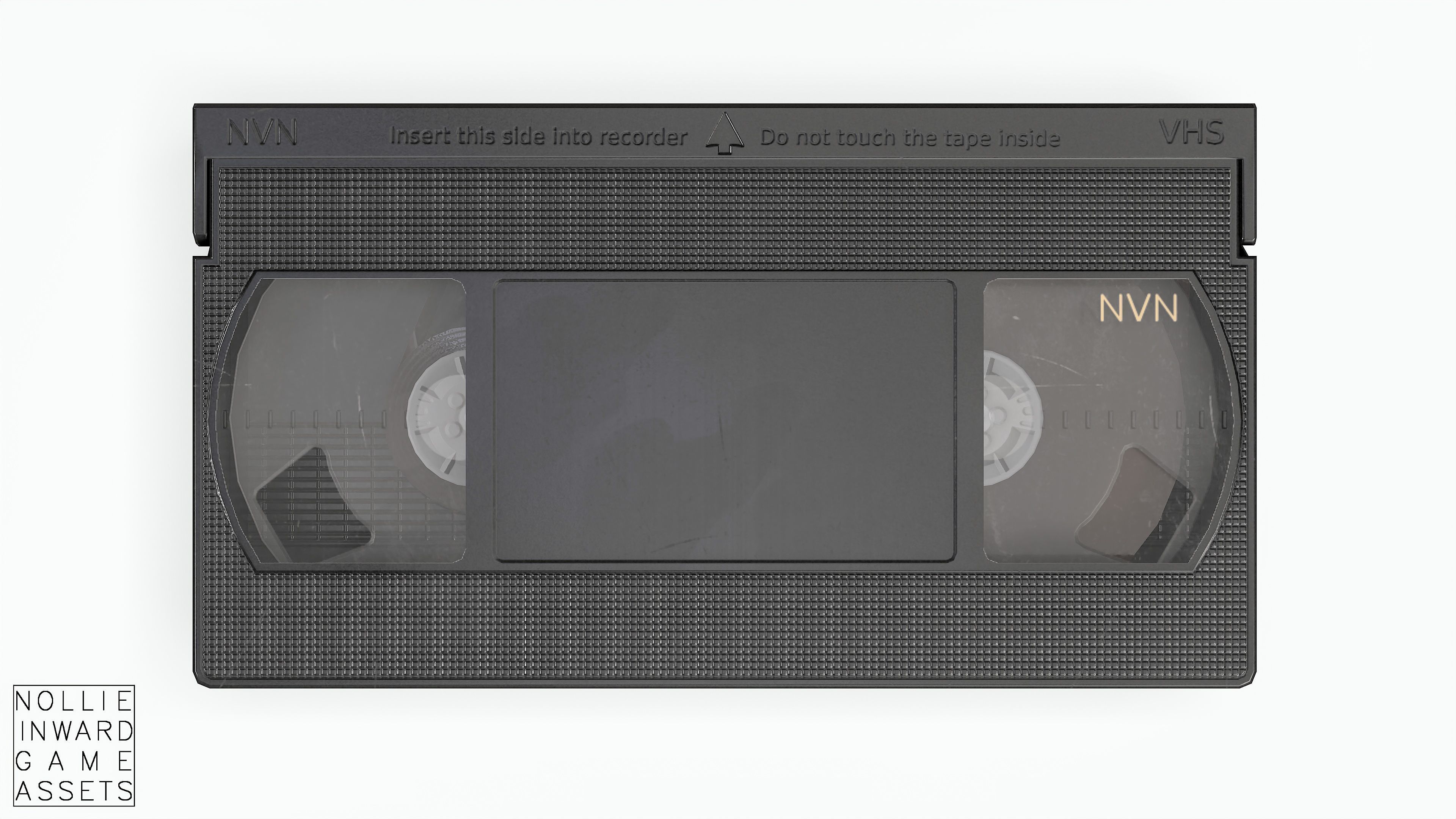 Game-ready VHS Cassette - 3 texture variants  Low-poly 3D model_3