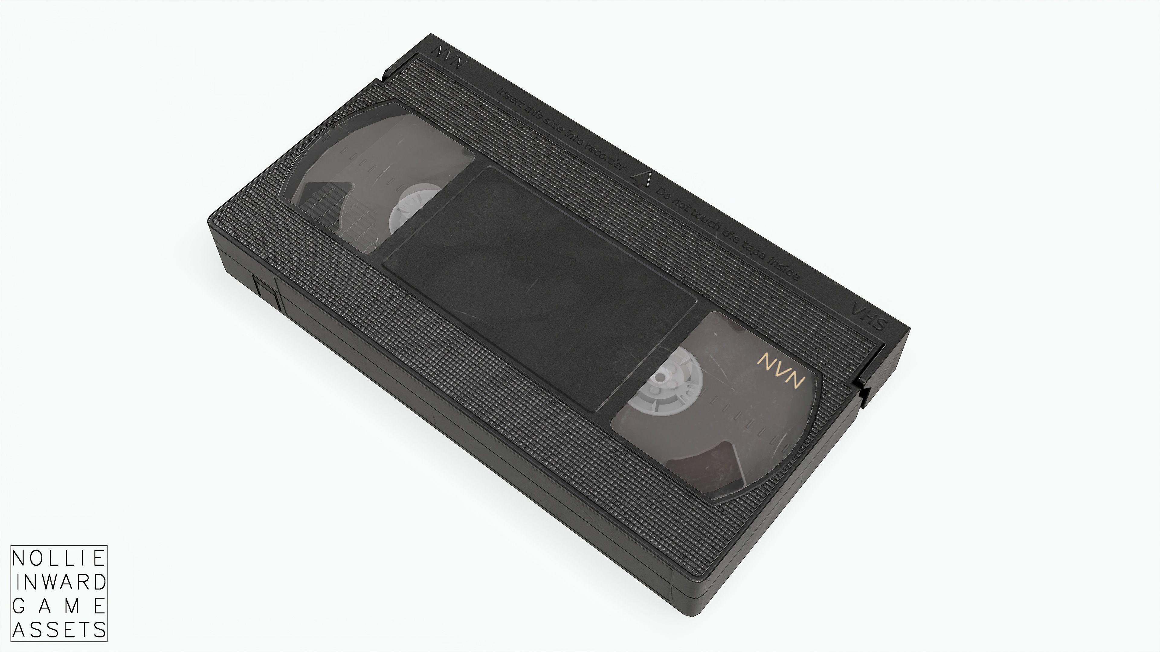 Game-ready VHS Cassette - 3 texture variants  Low-poly 3D model_6