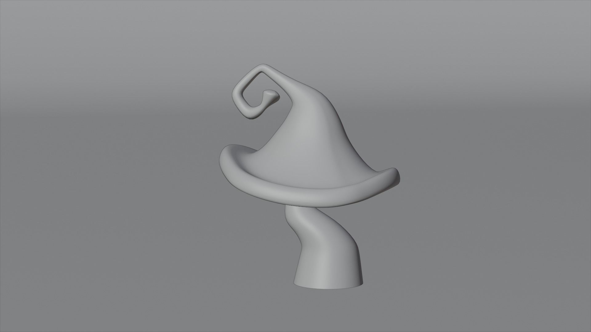 Fabulous mushrooms Low-poly 3D model_3