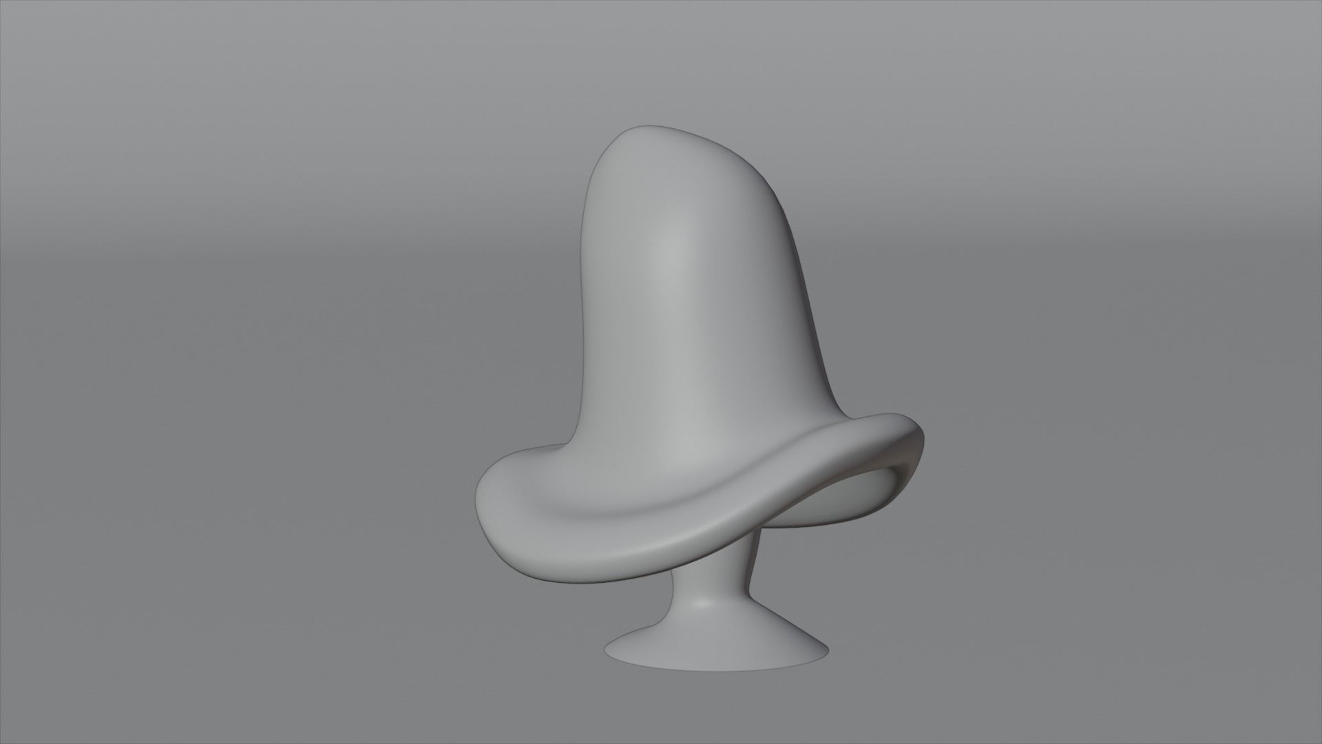 Fabulous mushrooms Low-poly 3D model_5