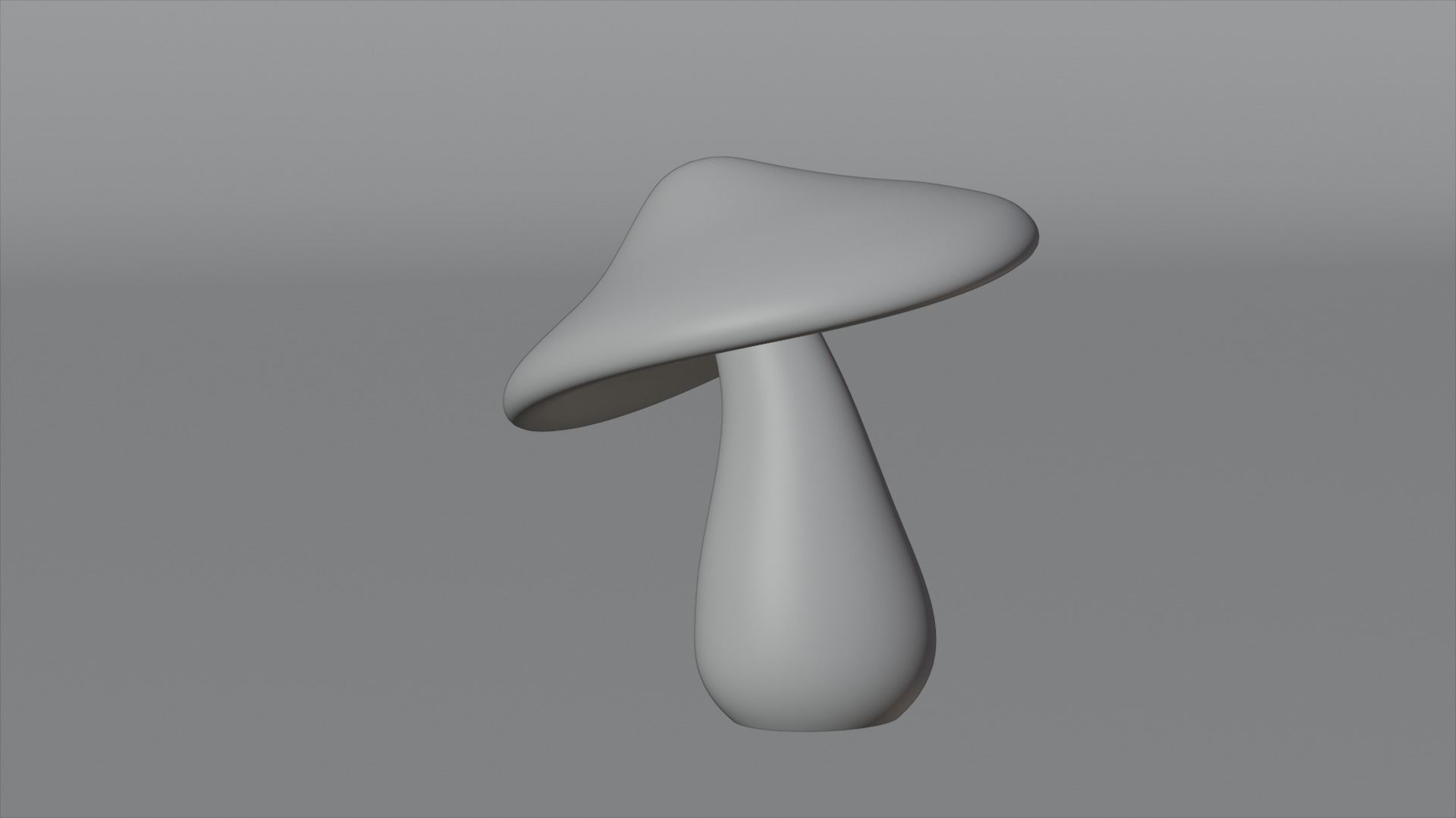 Fabulous mushrooms Low-poly 3D model_4