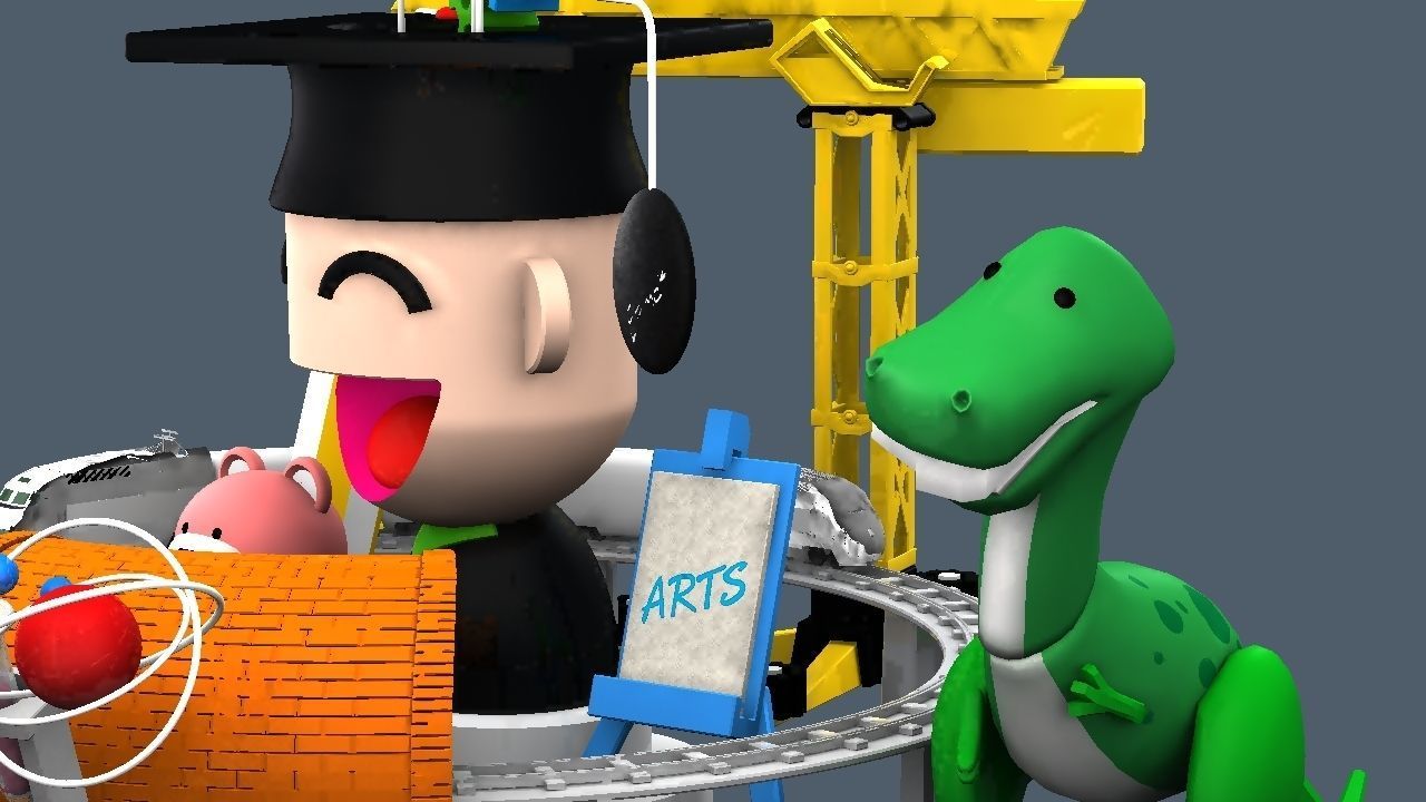 Toys for educations 3D model_5