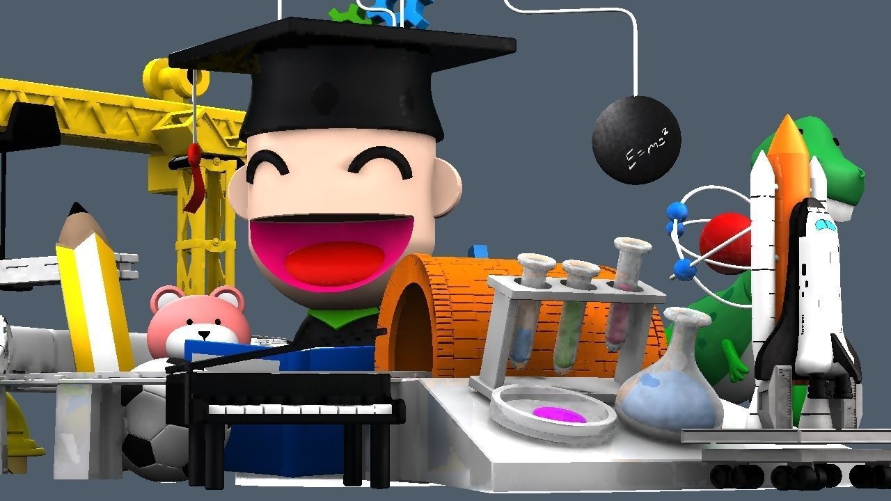 Toys for educations 3D model_4