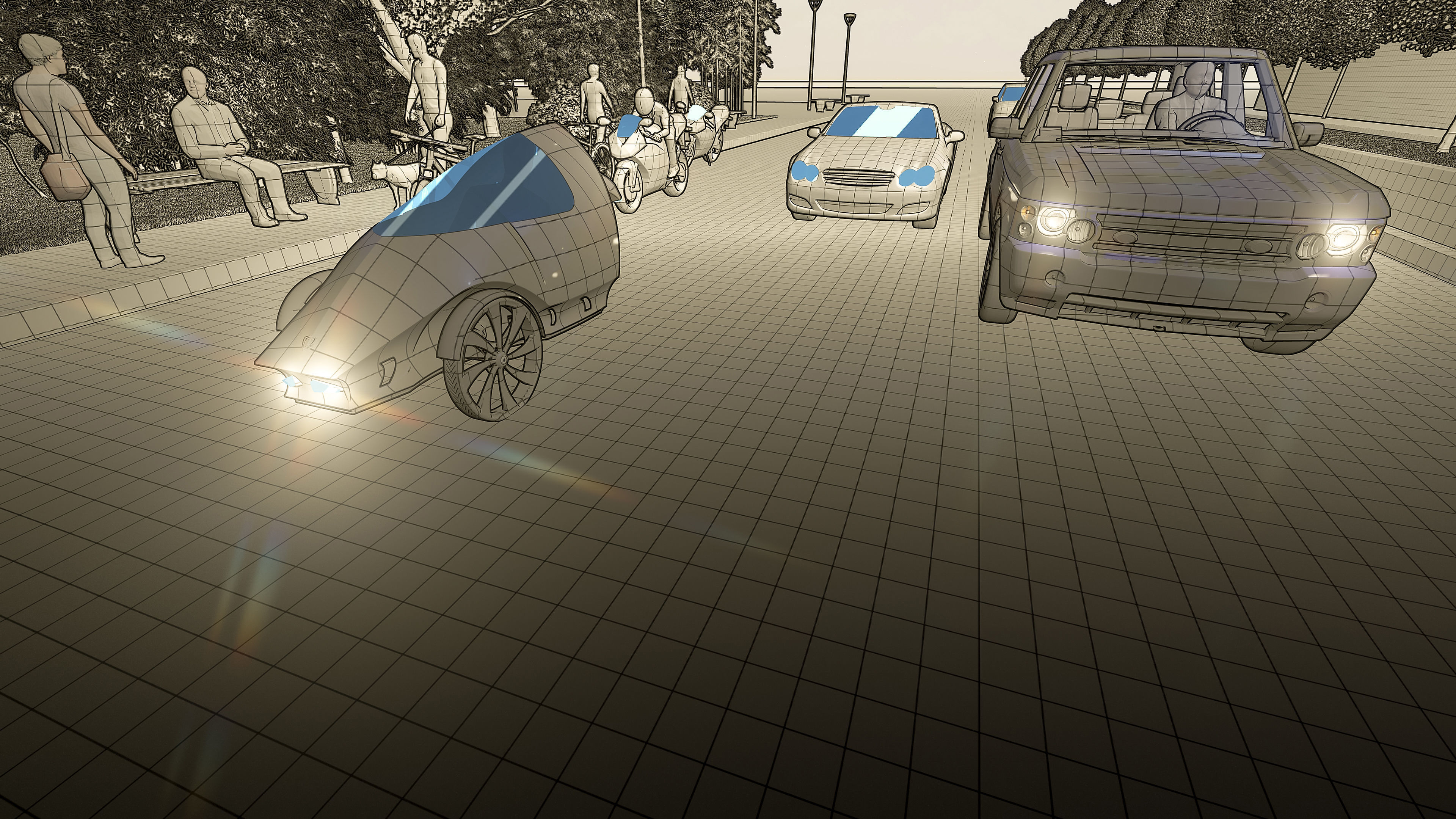 TATU - Tricycle 3D model_3