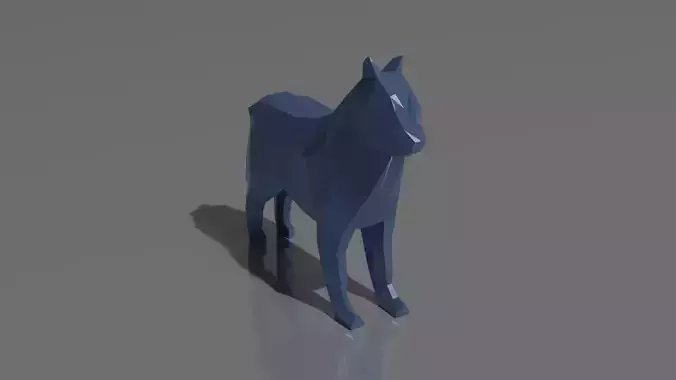Low Poly Dog
