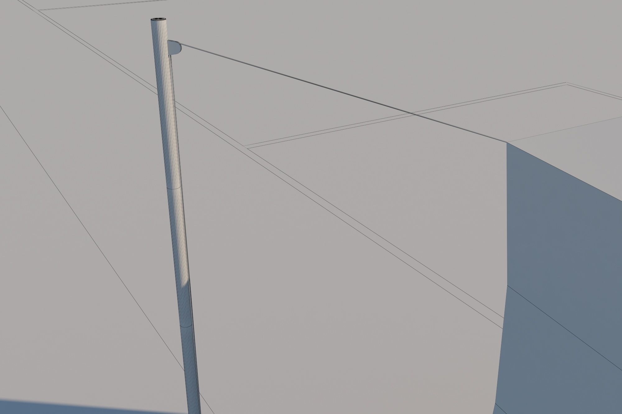 FIFA Standard Football Field Low-poly 3D model_12