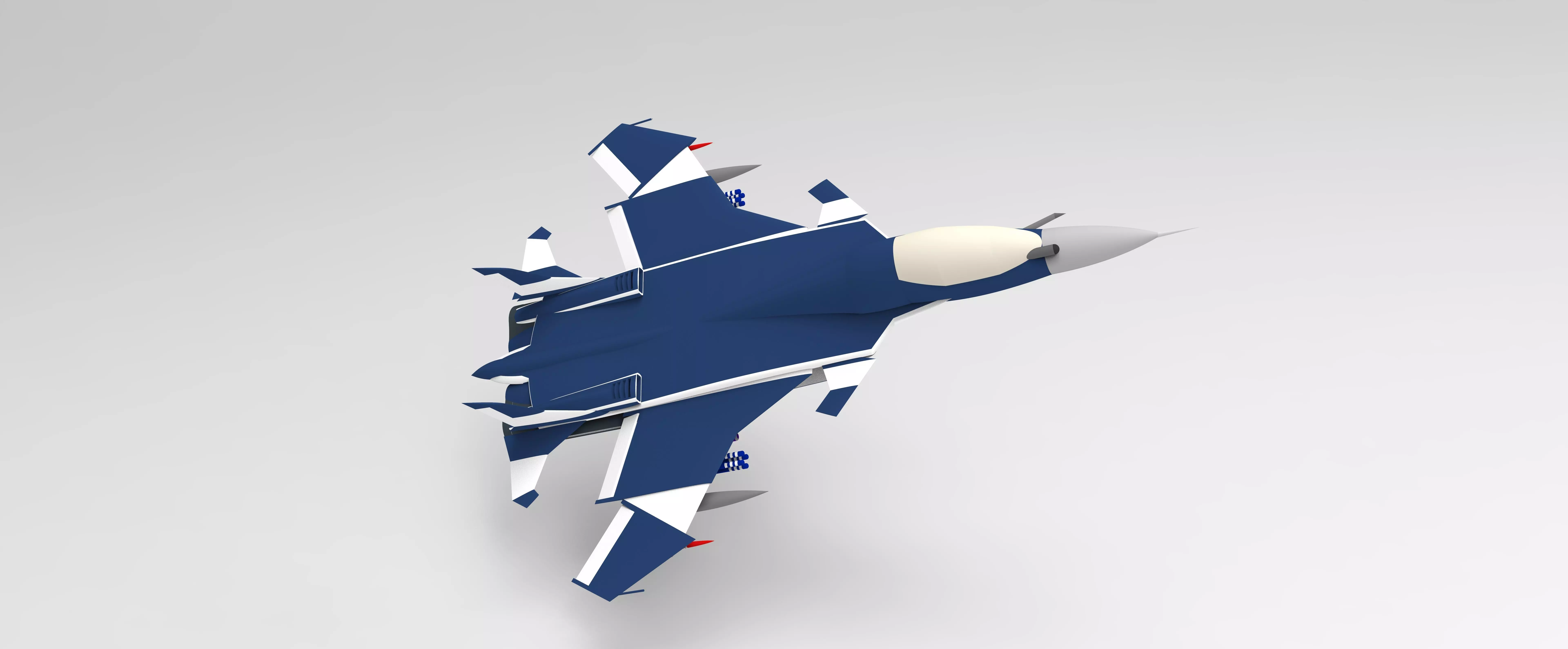 Dw-95 Aircraft model 3D model
