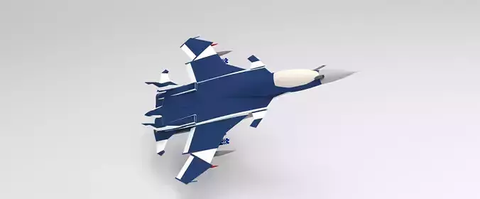 Dw-95 Aircraft model 3D model