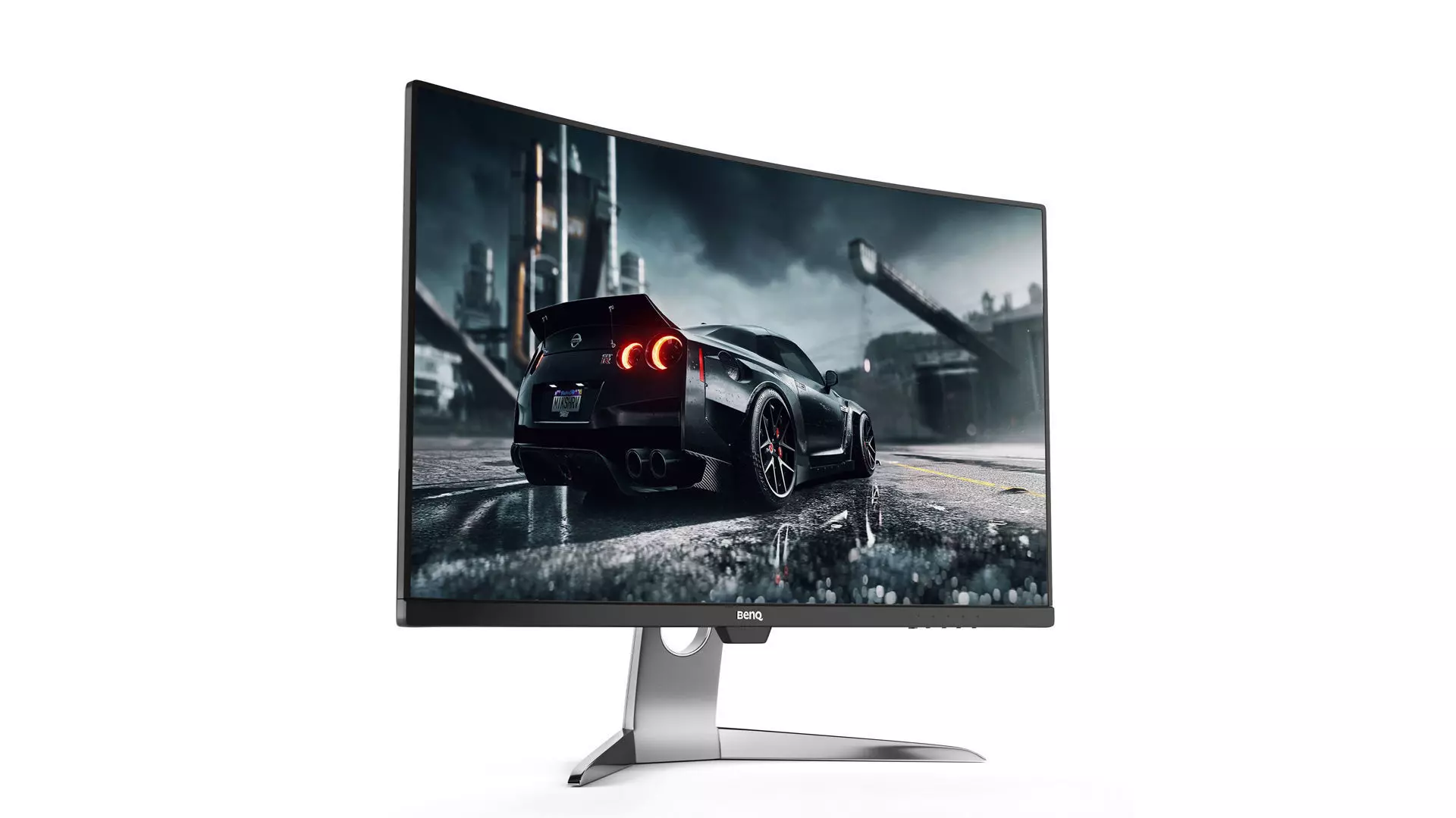 BenQ Curved Monitor EX3203R Low-poly 3D model