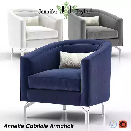 ANNETTE CABRIOLE Armchair