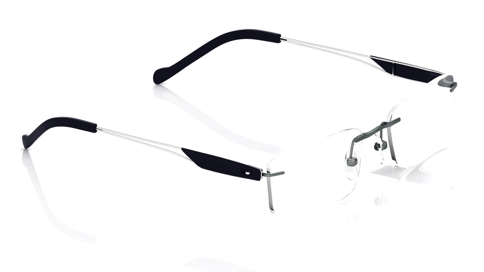 Eyeglasses for Men and Women 3D print model_3