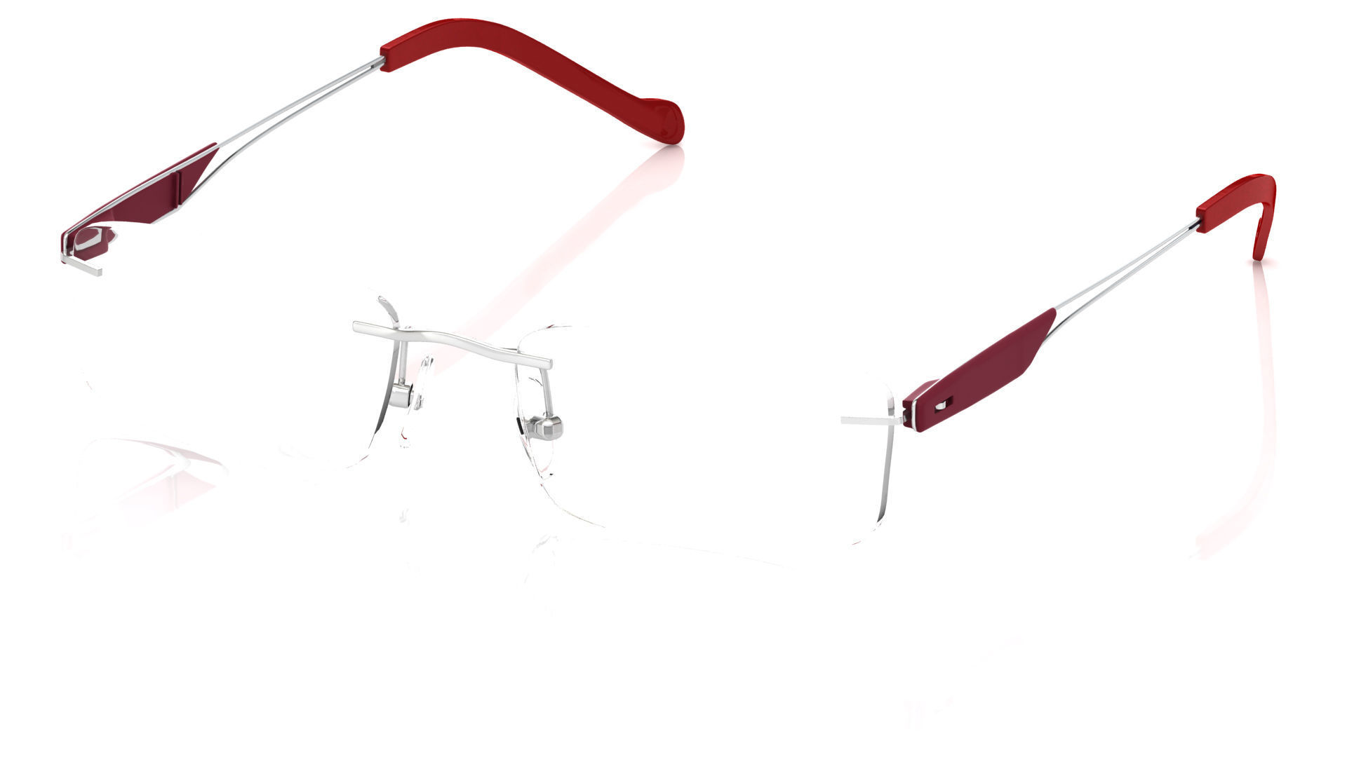 Eyeglasses for Men and Women 3D print model_1