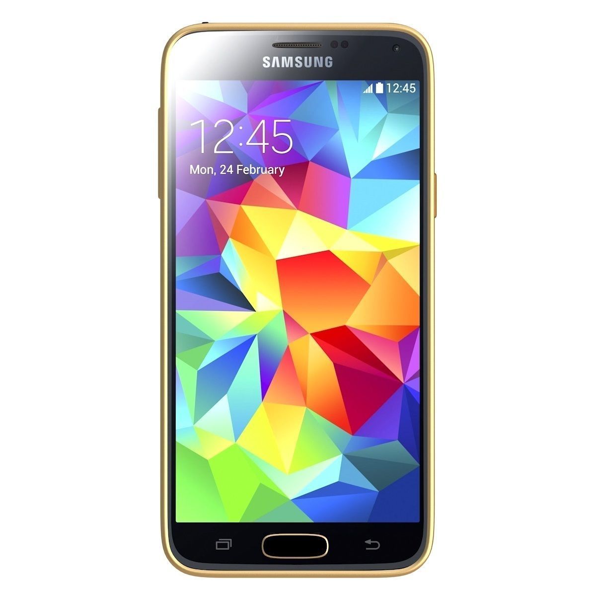 Samsung Galaxy S5 mini Copper Gold 3D model_3