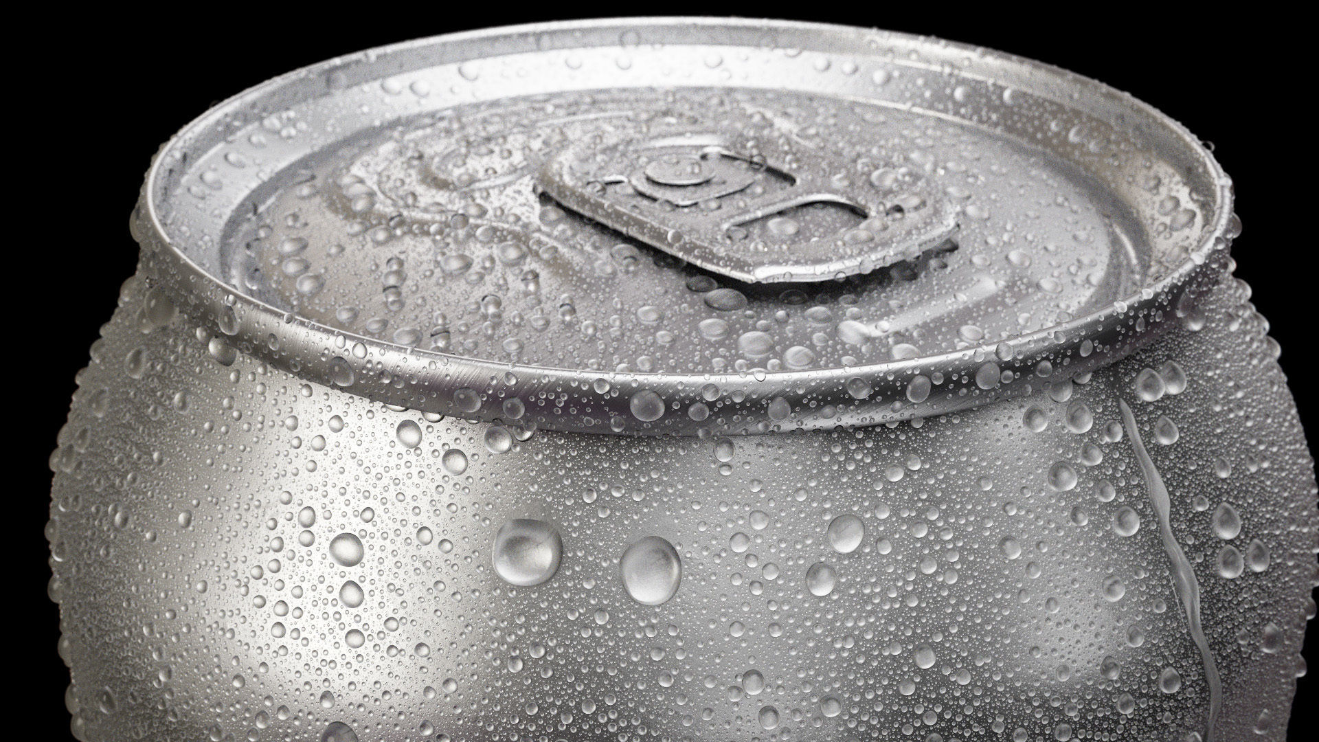 Standard 330ml Beverage Can with Dense Water Drops 3D model_8