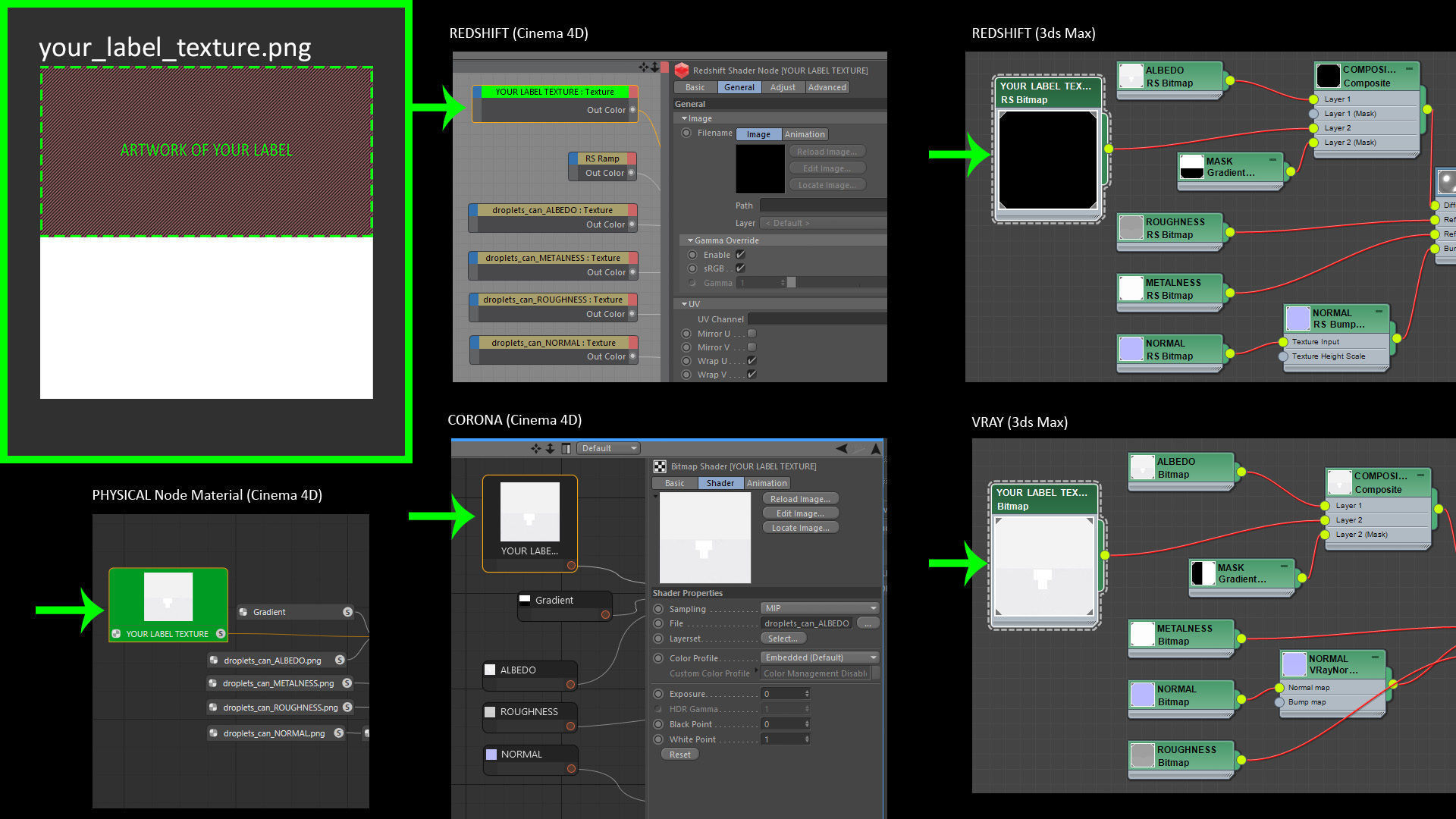 Standard 330ml Beverage Can with Dense Water Drops 3D model_14