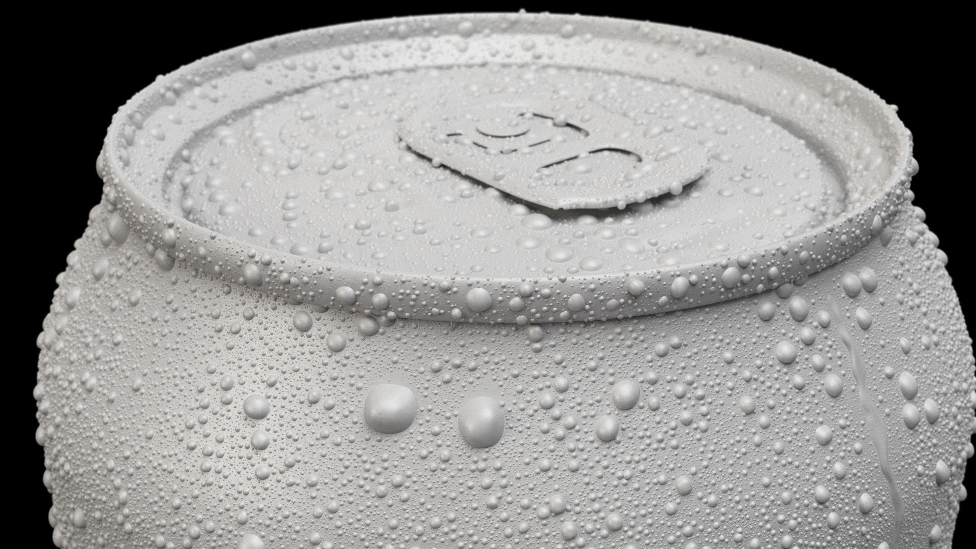 Standard 330ml Beverage Can with Dense Water Drops 3D model_9