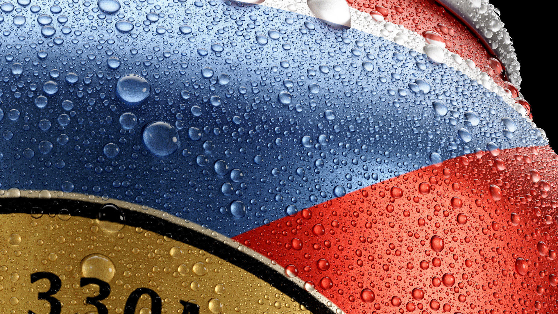 Standard 330ml Beverage Can with Dense Water Drops 3D model_2