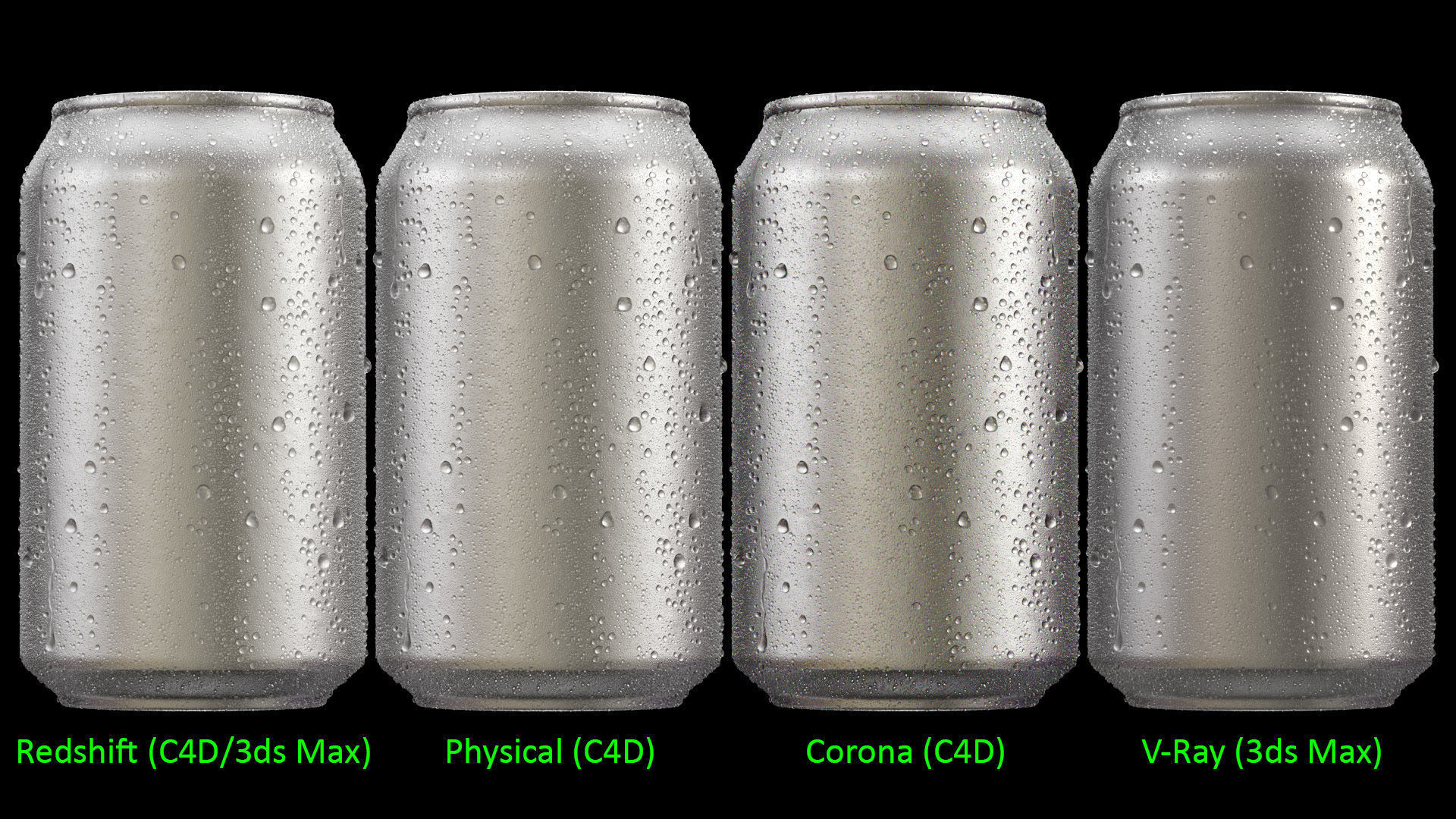 Standard 330ml Beverage Can with Dense Water Drops 3D model_15