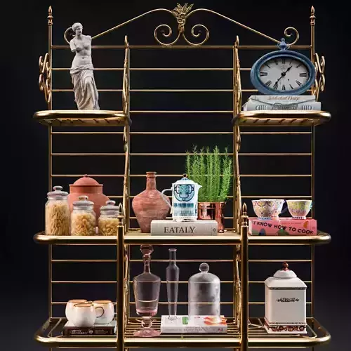 Kitchen Decor Set 3D model