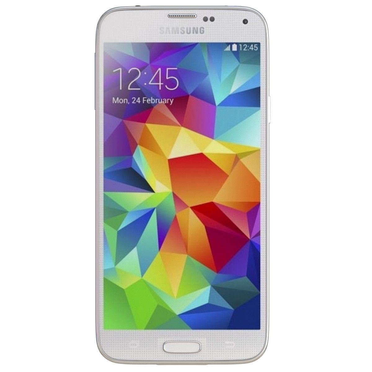 Samsung Galaxy S5 White 3D model_3