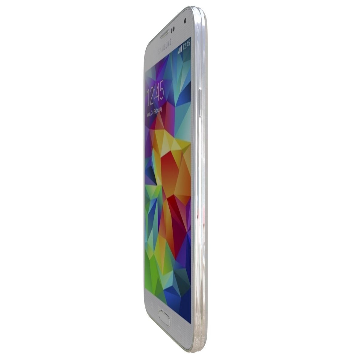 Samsung Galaxy S5 White 3D model_6