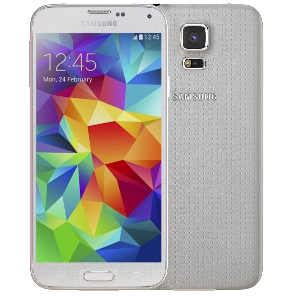 Samsung Galaxy S5 White 3D model_1