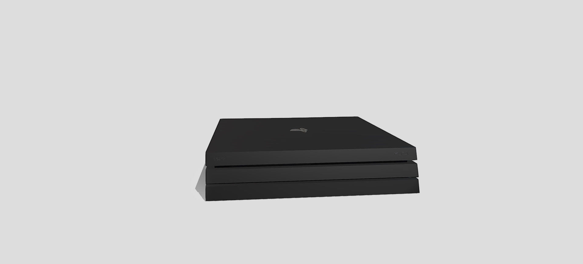 PS4 PRO 3D model_68