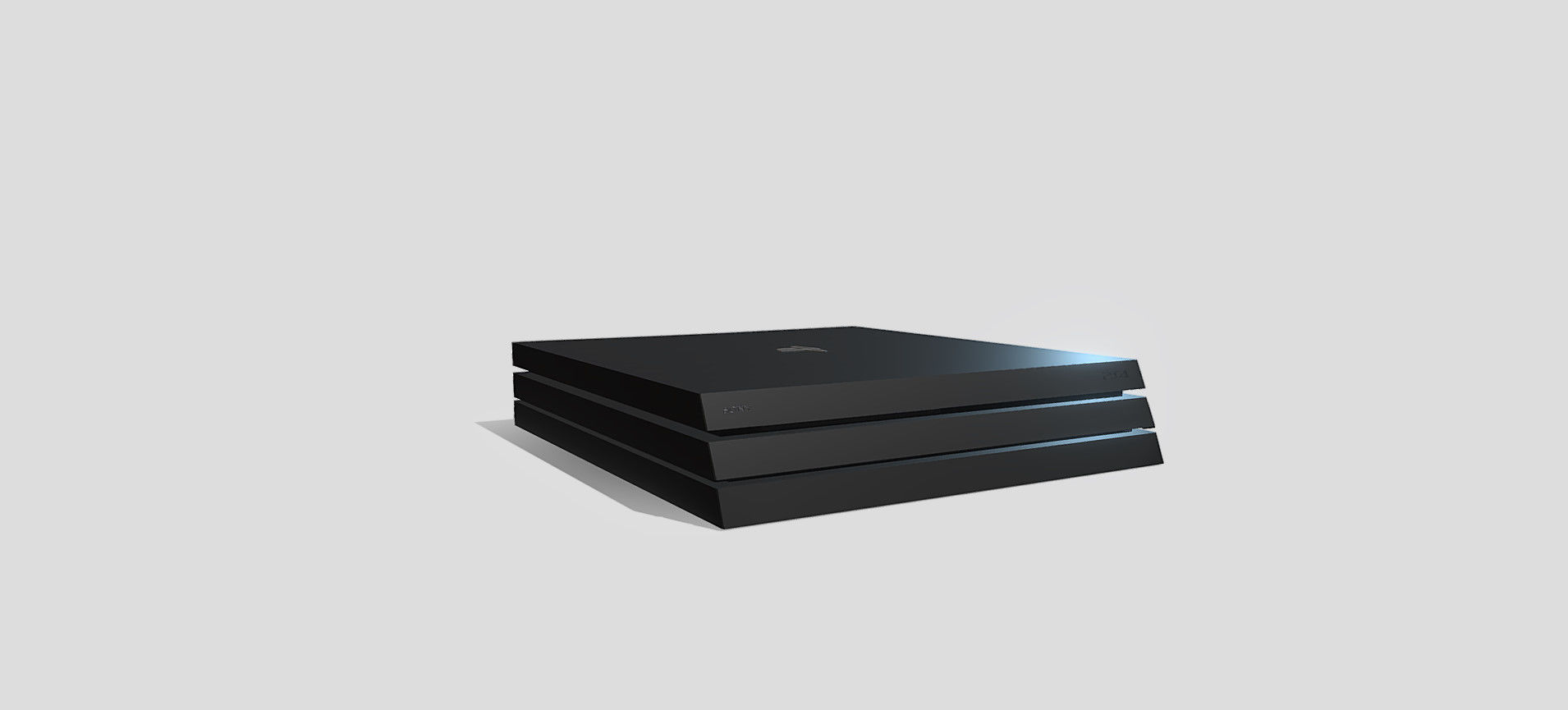 PS4 PRO 3D model_67
