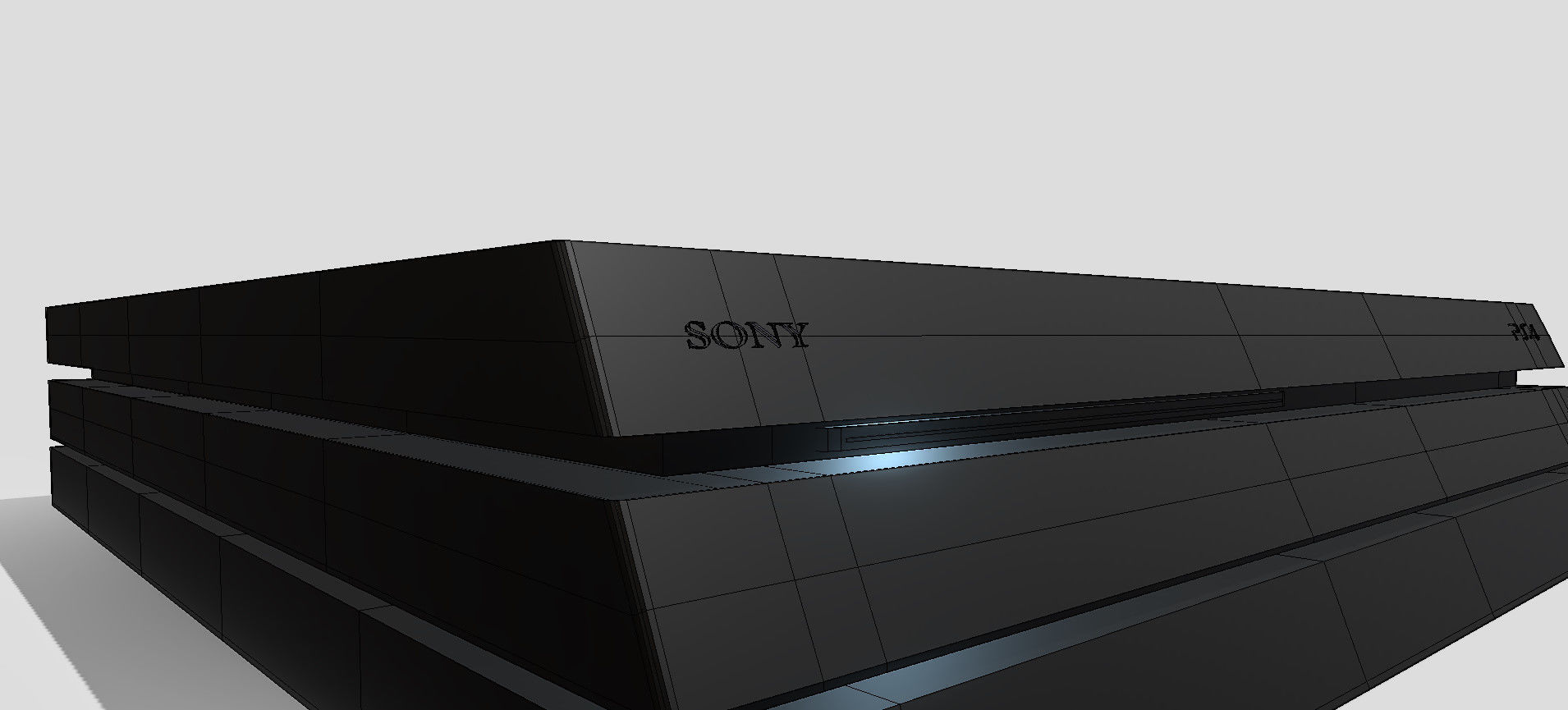 PS4 PRO 3D model_86